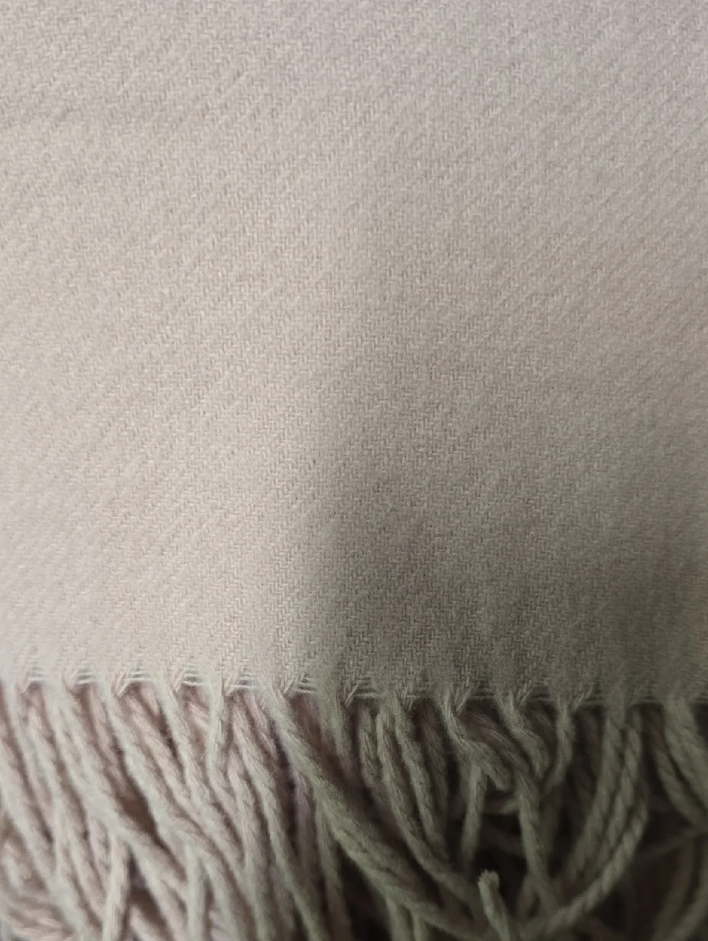 European Solid Cashmere Throw, Size 51